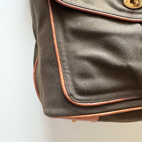 Vintage Eric Javits Brown Tan Tote Bag Rare - Picture 3 of 16